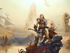 Een door een fan gemaakte weergave van Faye en Atreus. Het gerucht gaat dat Faye de hoofdpersoon van het aankomende God of War-spel wordt.