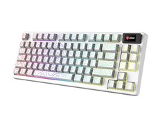 MSI Forge GK600 TKL Draadloze Topo Wit Editie. (Afbeeldingsbron: MSI)