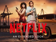 Banner voor de uitgebreide Netflix-preview van GTA 6 met Lucia en Jason