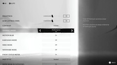 de 60 FPS-modus is beschikbaar, maar u bent beter af met raytracing ingeschakeld (bron: Notebookcheck)