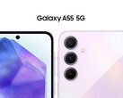 De Galaxy A55 komt volgens de geruchten in de Awesome kleuren Iceblue, Lilac en Navy. (Afbeeldingsbron: Android Headlines)