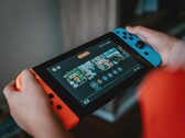 Een afbeelding van de Nintendo Switch-console in gebruik