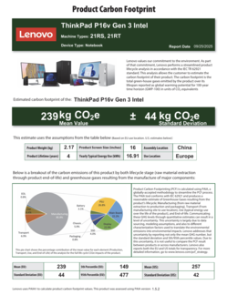 CO2-voetafdruk (bron: Lenovo)