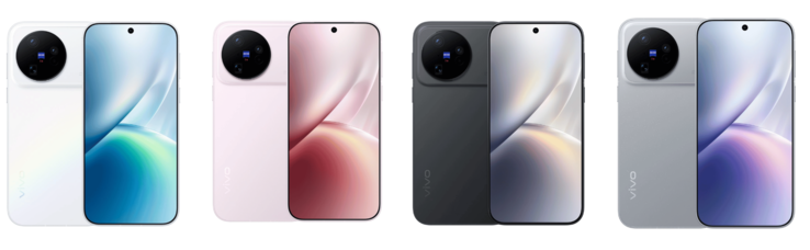 Alle kleuropties van de Vivo X500.