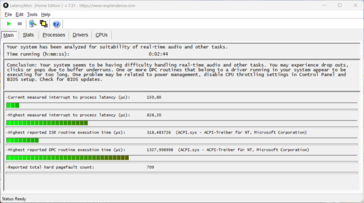 LatencyMon - Overzicht
