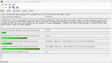 LatencyMon - Overzicht