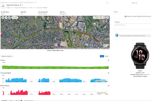 GNSS test: Garmin Venu 2