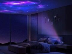 De Govee Galaxy Light Projector Pro kan een ontspannende ervaring creëren met sterrenbeelden en witte ruis. (Afbeeldingsbron: Govee)