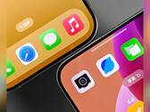 Oppo Find X8 lijkt iets smallere randen te hebben dan de iPhone 16 Pro (Afbeeldingsbron: Zhou Yibao - bewerkt)