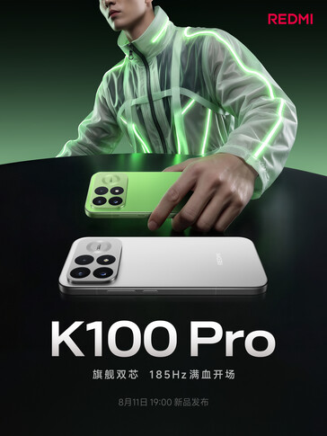 De belangrijkste kenmerken van de Redmi K100 Pro.