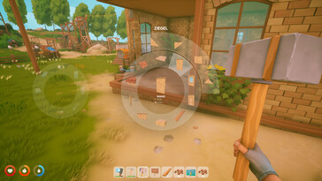 Afgebeeld: Een gameplay screenshot van Solarpunk.