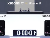 De Xiaomi 17 met 7.000mAh neemt het op tegen de iPhone 17 met 3.692mAh en een powerbank met 5.000mAh (Afbeelding bron: Xiaomi)