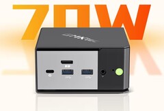 De GMK Evo X1 mini PC zal een 70 W TDP hebben voor zijn Ryzen AI HX 370 APU. (Afbeeldingsbron: Bilibili)