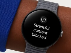 Artistieke weergave van stressmonitoring op een Pixel Watch. (Afbeeldingsbron: Neume)