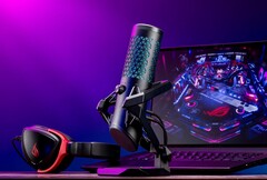 De ROG Carnyx is een USB condensatormicrofoon met directe hoofdtelefoonbewaking (Afbeelding Bron: Asus)