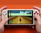 Mangmi Air X handheld console met Grand Theft Auto: Vice City Stories. (Afbeeldingsbron: Joey's Retro Handhelds)