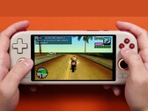 Mangmi Air X handheld console met Grand Theft Auto: Vice City Stories. (Afbeeldingsbron: Joey's Retro Handhelds)