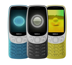 De Nokia 3210 2024 is tot nu toe in drie kleuren afgebeeld. (Afbeeldingsbron: WinFuture & @rquandt)