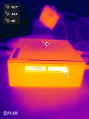 Ventilatoruitgangen aan de linkerkant
