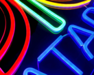 Een neon LED-bord met het logo van Atari (bron: Atari)