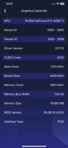 Xtreme Tuner Plus - GPU-informatie