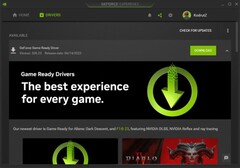 Nvidia GeForce Game Ready Driver 536.23 melding in GeForce Experience (Bron: Eigen)