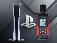 PS5 Slim Digital getoond tijdens een geluidstest (bron: Sony PlayStation, Landtek met bewerkingen)