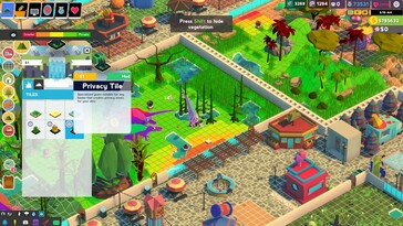 Afbeelding: een gameplay-screenshot uit Parkasaurus.