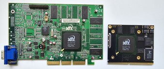 Desktopkaart VS MXM-variant (Afbeelding Bron: Vogons)