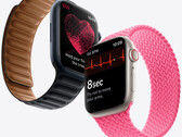 Blijkbaar zullen er nauwelijks visuele veranderingen zijn tussen de Apple Watch Series 7 en Series 8. (Afbeelding bron: Apple)
