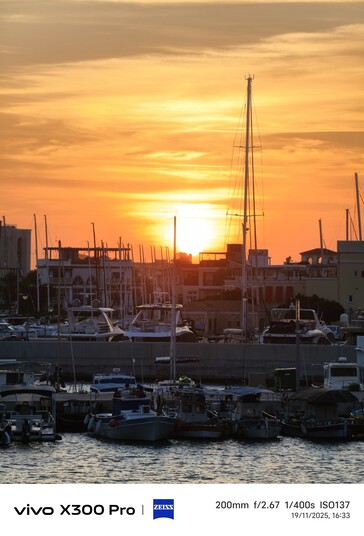 Vivo X300 Pro met teleconverter Raw Lighting.