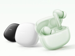 De Redmi Buds 8 wordt binnenkort in China gelanceerd. Afgebeeld: de drie kleuropties van de oordopjes.