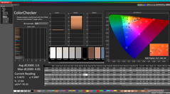 ColorChecker vóór kalibratie