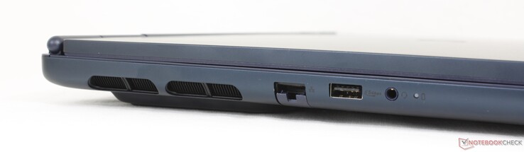 Links: RJ-45 (1 Gbps), USB-A 3.2 Gen. 1 (5 Gbps), 3,5 mm headset