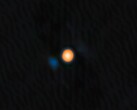 Een afbeelding van Beltegeuse en zijn begeleidende ster, Siwarha (Afbeeldingsbron: NASA, JPL en NOIRLab; bijgesneden)