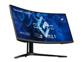 De nieuwe ultrabrede gamingmonitor van ViewSonic moet, naast andere hoogwaardige kenmerken, een uitstekende kleurweergave bieden. (Beeldbron: ViewSonic)