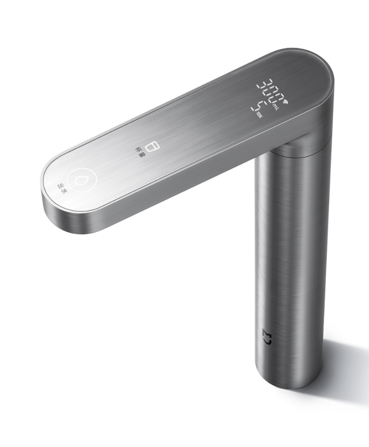 De Xiaomi Mijia Water Purifier S1 wordt geleverd met een slimme touch kraan (foto). (Afbeeldingsbron: Xiaomi)