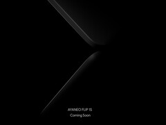 De Flip 1S lijkt Ayaneo's tweede Windows gaming handheld van het jaar te worden. (Afbeeldingsbron: Ayaneo)