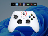 De nieuwe controllerbalk is een versimpelde vorm van de Xbox Game Bar. (Afbeelding bron: Microsoft)