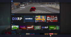 De nieuwe, op schappen gebaseerde ontdekkingspagina die in de update van s&box van oktober 2025 is geïntroduceerd, helpt om in de gemeenschap gemaakte spellen effectiever te laten verschijnen (Afbeelding: Facepunch Studios)