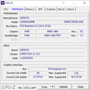 CPU-Z moederbord