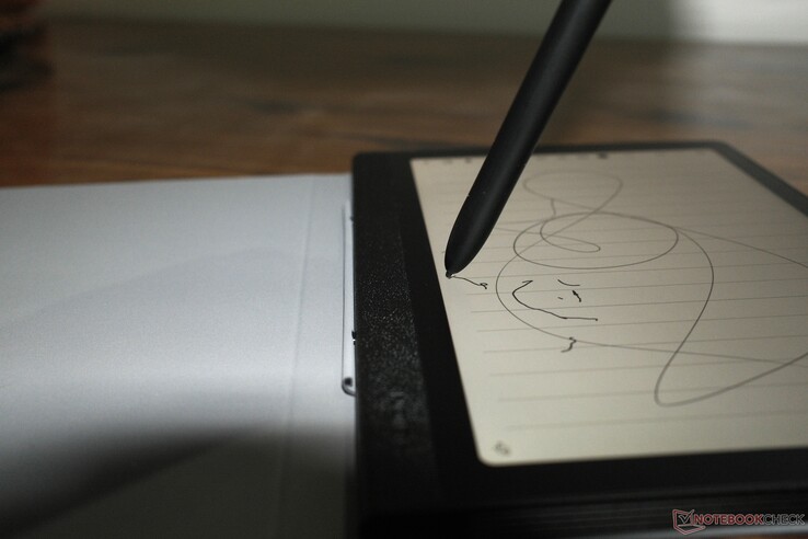 ...en de PW510-pen op de Huion Note E.