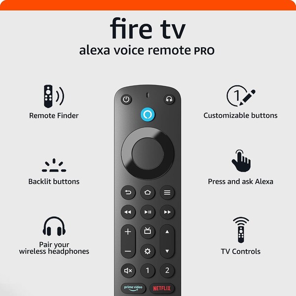 De aankomende Fire TV Remote Plus vervangt de Fire TV Alexa Voice Remote (afgebeeld).