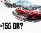 Een forza wallapaper met de tekst >150 GB?