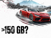 Een forza wallapaper met de tekst >150 GB?