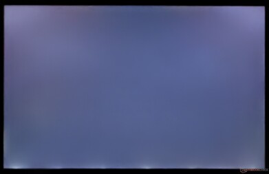 Tegenlichtbloeding langs de onderrand bij lange belichting