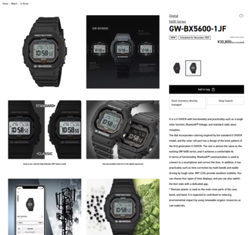(Afbeeldingsbron: Casio Japan)