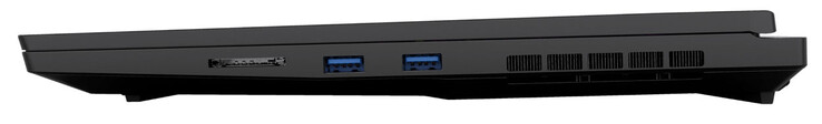 Rechterkant: Geheugenkaartlezer (SD), 2x USB 3.2 Gen 1 (USB-A)