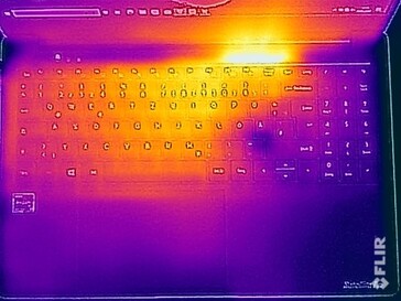 Belastingstest op oppervlaktetemperatuur (bovenzijde)