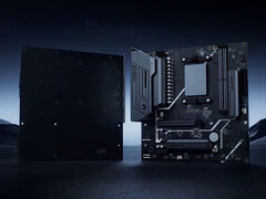 Het TA95X3D MoDT moederbord begint rond de $532 in China. Afgebeeld: een promofoto van het bord. (Afbeeldingsbron: Aoostar)